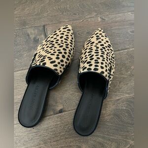 JENNI KAYNE Pony Hair Mule Cheetah